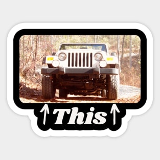 Jeep ! This ! Sticker